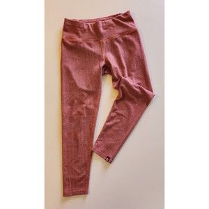 OIiselle Leggings Size 4 Peach Red Pink Pretty Color - Back Pocket
